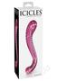 Icicles No 69 Textured G-spot Glass Probe - Pink