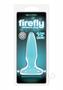 Firefly Pleasure Plug Mini Butt Plug Glow In The Dark - Blue